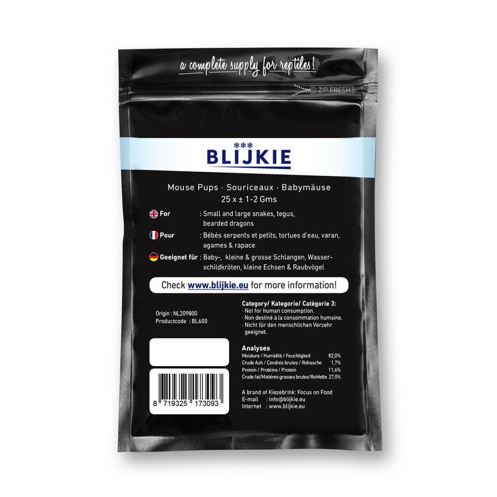 Blijkie BF Babymäuse (1-2 g) - 25x25 Stk.