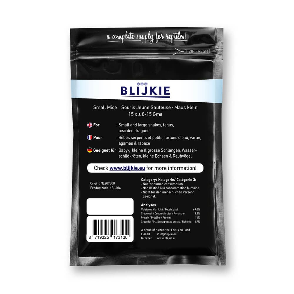 Blijkie BF Mäuse Klein (8-15 g) - 20x15 Stk.