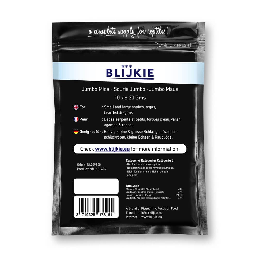 Blijkie BF Jumbo Mice (>30 g) - 10x10 pcs