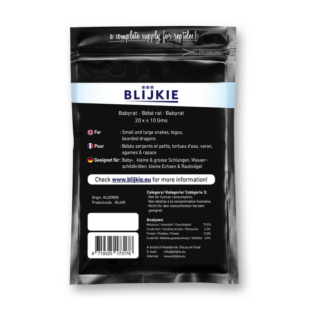 Blijkie BF Babyrat (±10 g) - 15x20 pcs