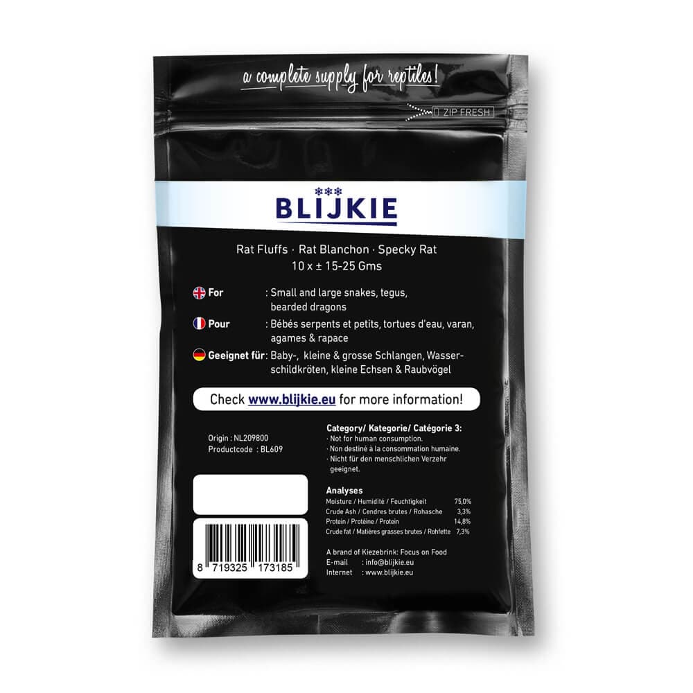 Blijkie BF Fuzzyrat (12-25 g) - 15x10 pcs