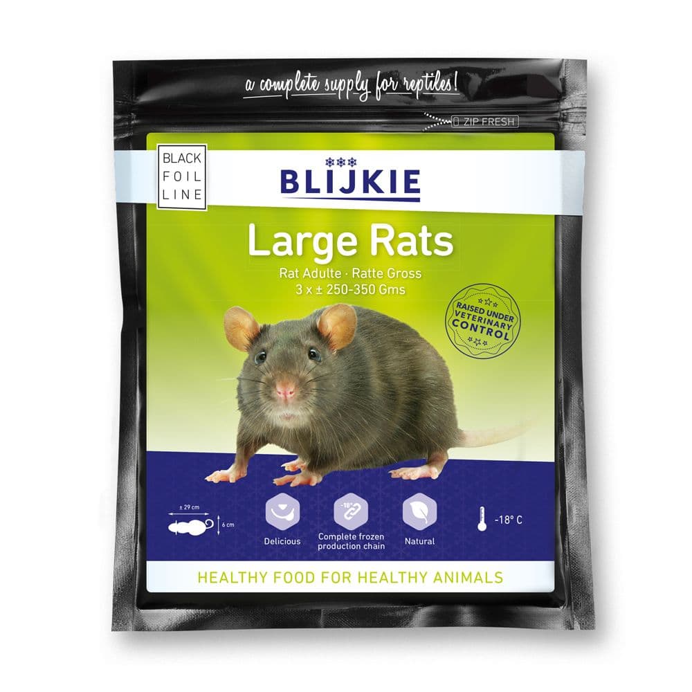 Blijkie BF Ratte Groß (250-350 g) - 10x3 Stk.