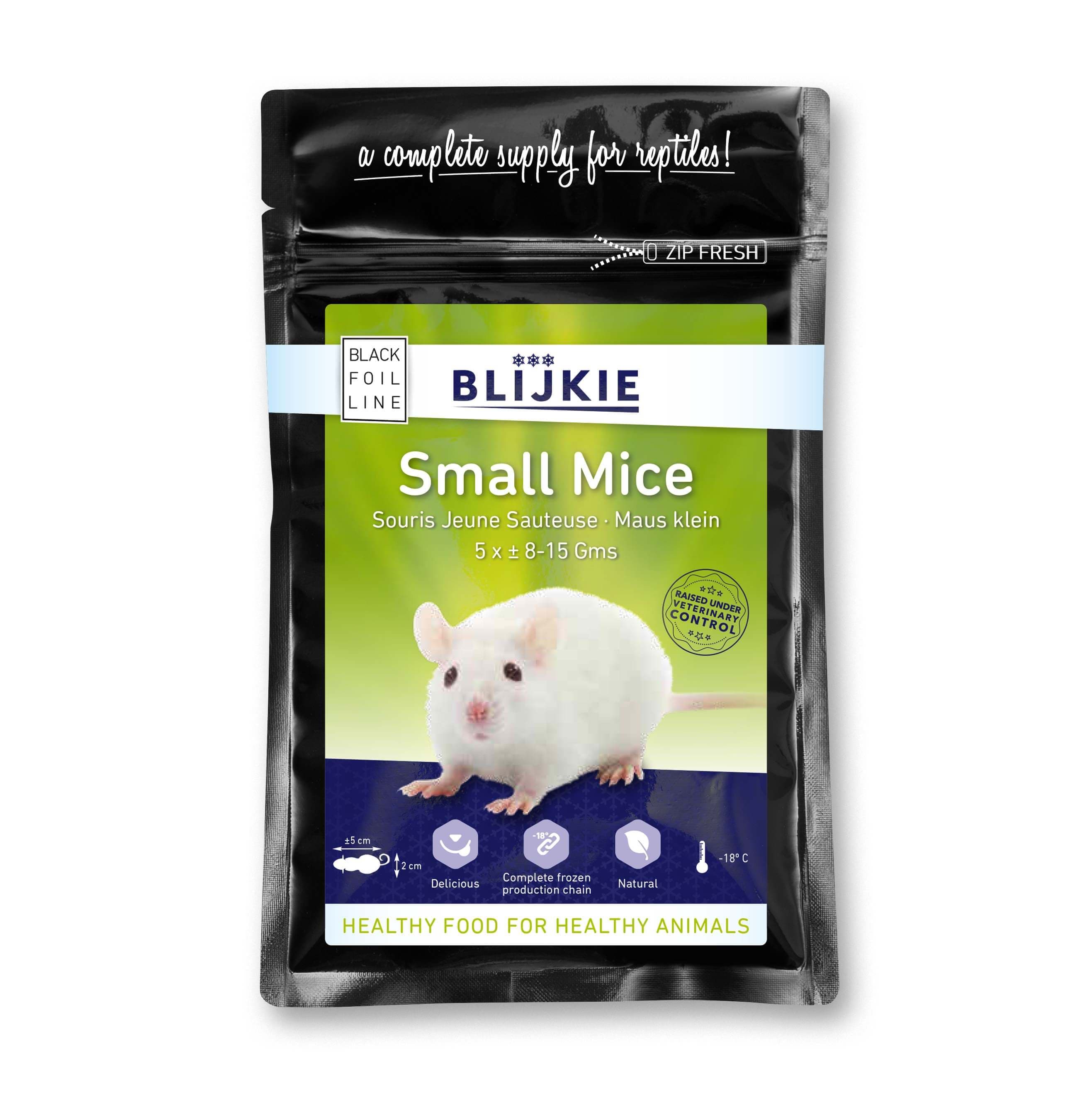 Blijkie BF small mice 8-15g/15*5*5 pc's