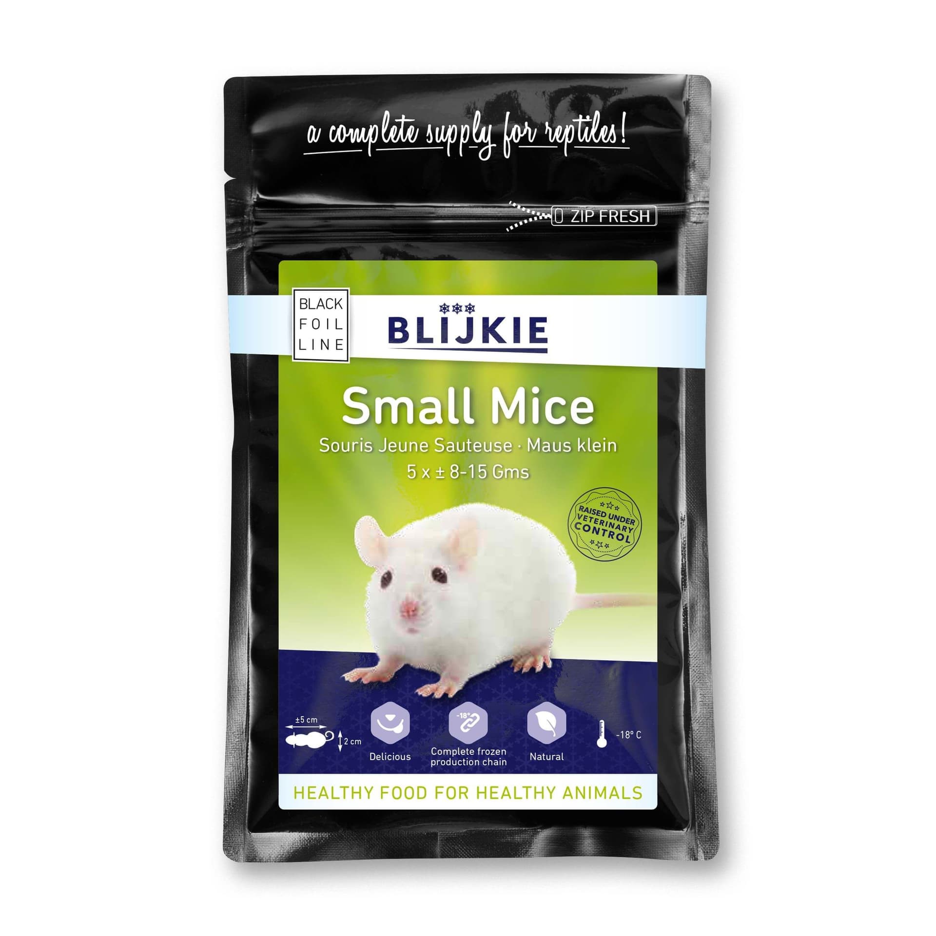 Blijkie BF small mice 8-15g/15*5*5 pc's