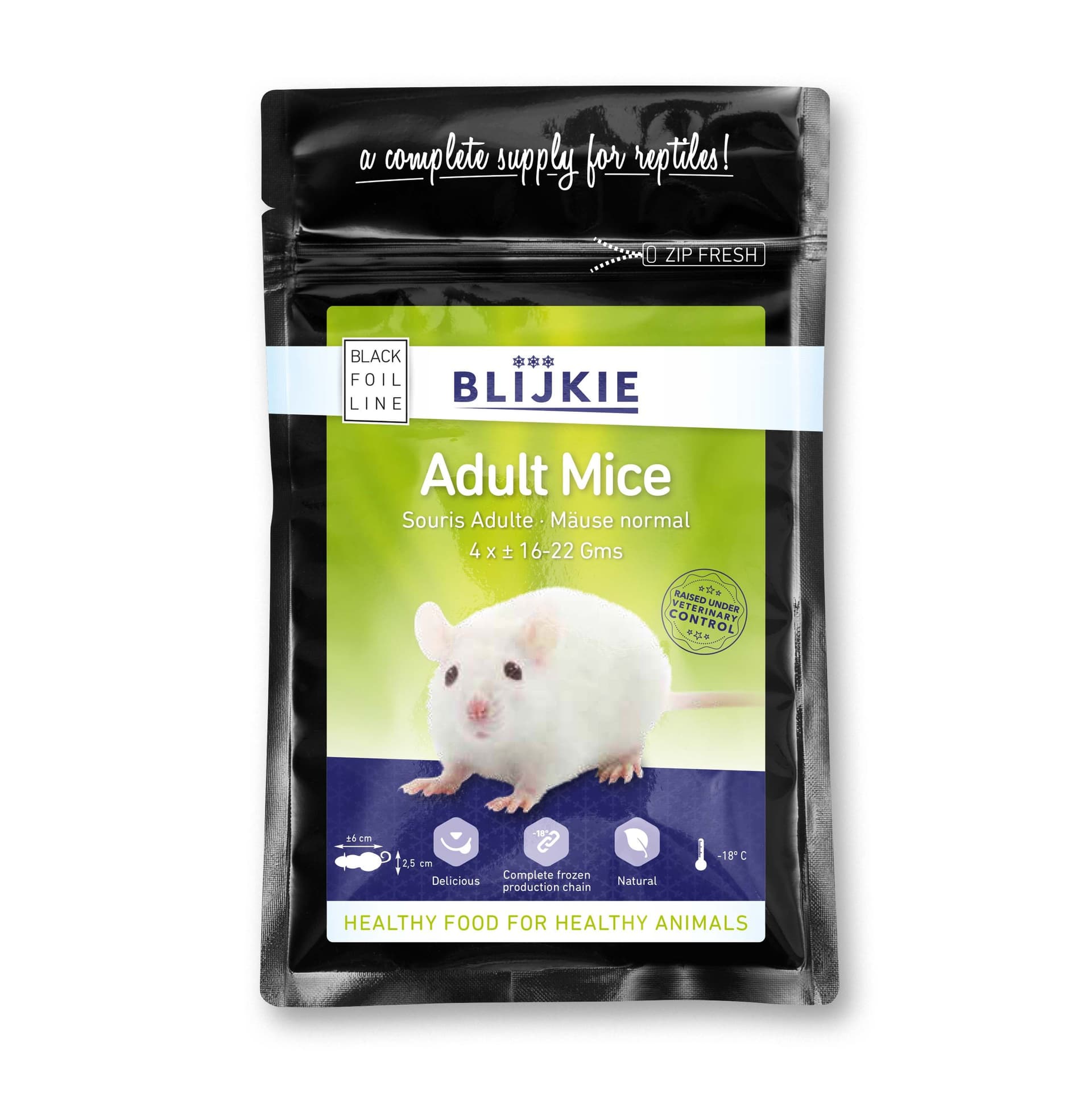 Blijkie BF Mäuse Adult (16-22 g) - 15x5x4 Stk.