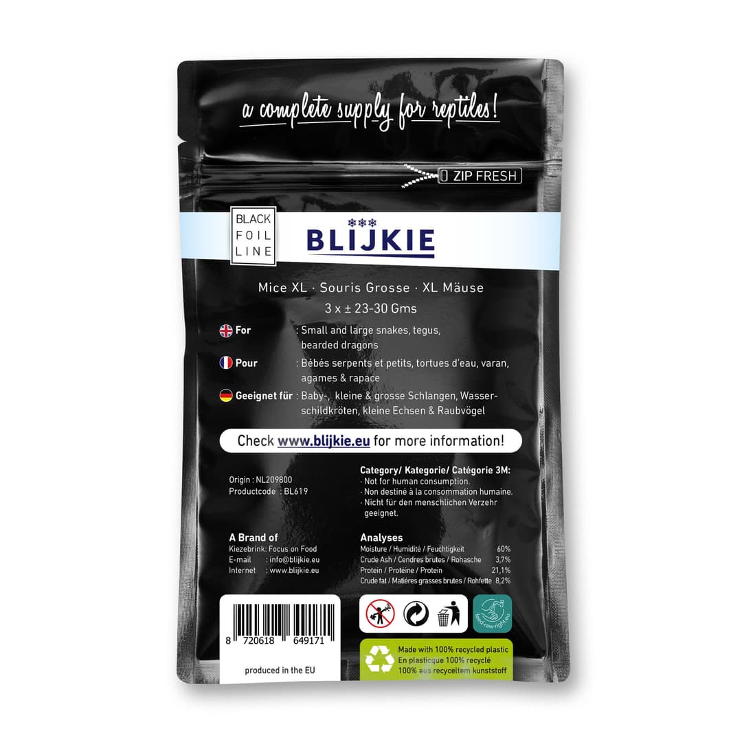 Blijkie BF Muis XL 23-30g/15*5*3 st.