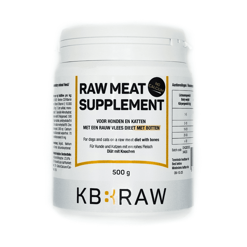 KB Extra - Raw meat Supplement NO Calcium