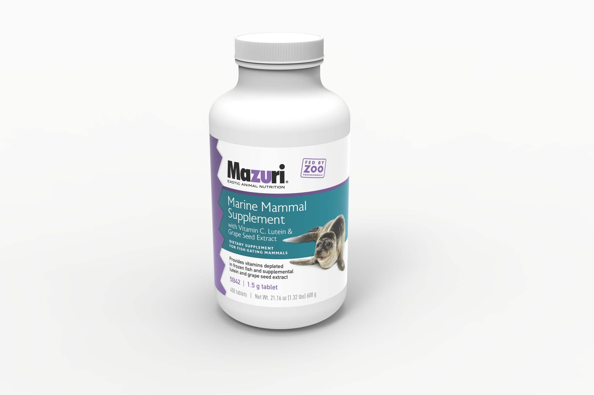 Marine mammal 1,5 g tablet with vit C, lutein and grape seed extract
