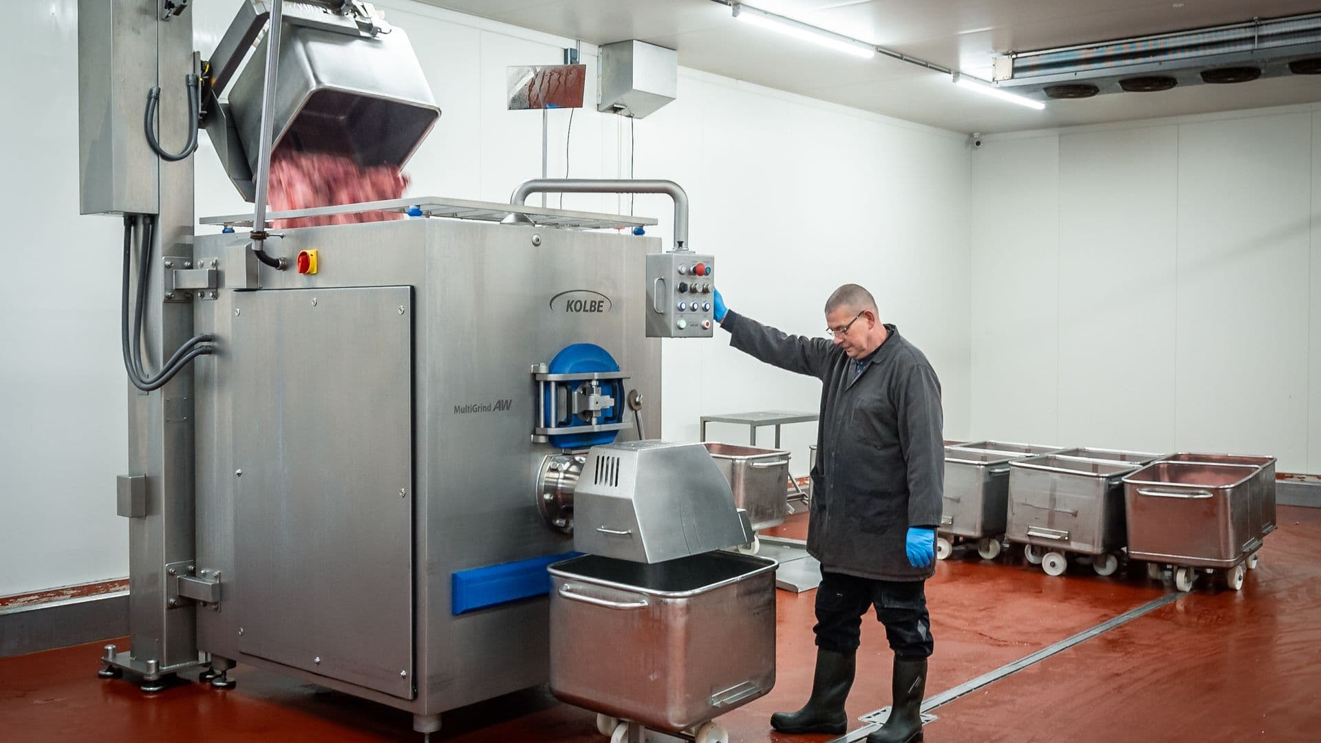 Maalmachine productie