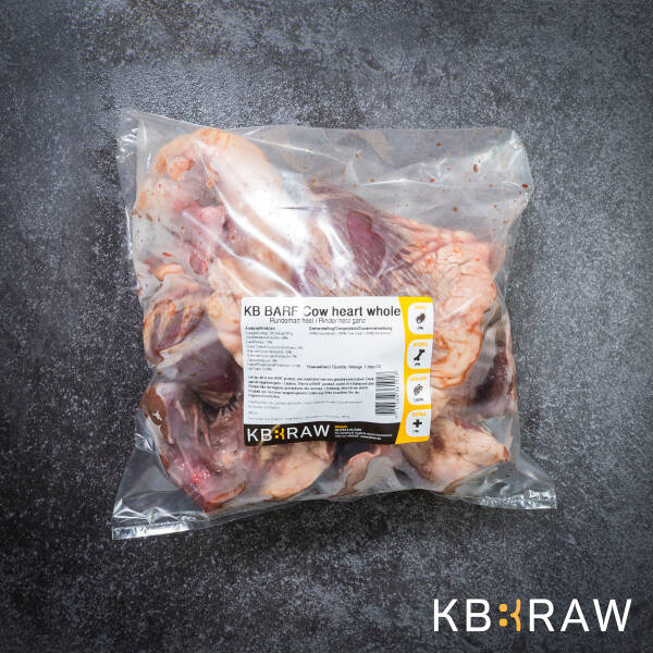 KB BARF - Cow heart ca. 14 kg